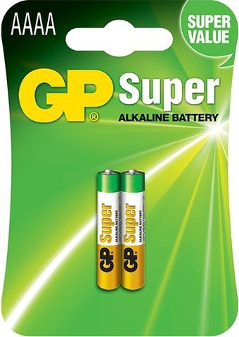 Батарейка GP Super Alkaline AAAA 2 шт. - 1/1
