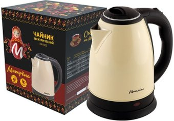 Электрический чайник Матрена MA-002 (стальной/бежевый) - 1/1