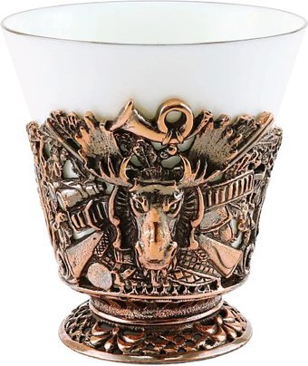 Чашка Кольчугинский мельхиор Лось КМ1251ЧШ06 - 1/1