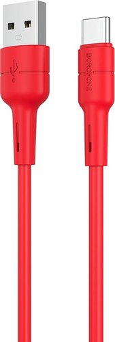Кабель Borofone BX30 Type-C 1 м (красный) - 1/1