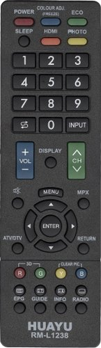 Пульт ДУ Huayu RM-L1238 (для телевизоров Sharp) - 1/1