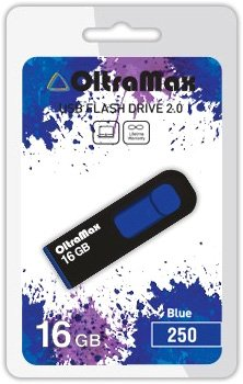 USB Flash OltraMax 250 16GB (синий) [OM-16GB-250-Blue] - 1/1
