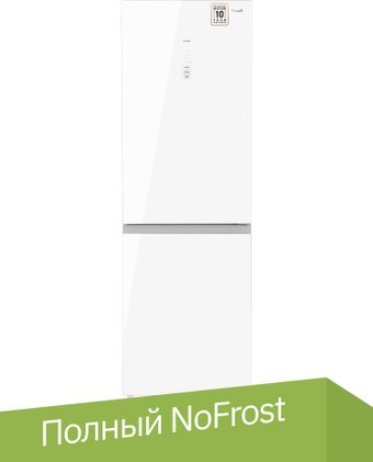 Холодильник Weissgauff WRK 185 Total NoFrost Inverter White Glass - 1/1