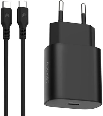 Сетевое зарядное Rocket Step Combo (черный) - 1/1