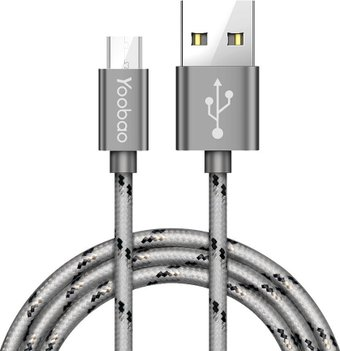 Кабель Yoobao YB-423 (серебристый) - 1/1