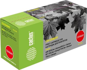 Картридж CACTUS CS-C046HY (аналог Canon 046Y) - 1/1