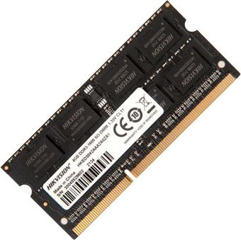 Оперативная память Hikvision 4GB DDR3 SODIMM PC3-12800 HKED3042AAA2A0ZA1/4G - 1/1