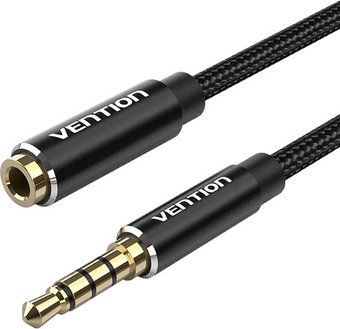 Кабель Vention BHCBJ 3.5 мм Jack - 3.5 мм Jack (5 м, черный) - 1/1