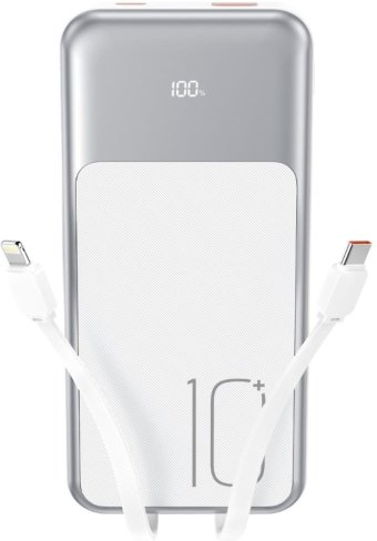 Внешний аккумулятор XO PR248 10000mAh (белый) - 1/1