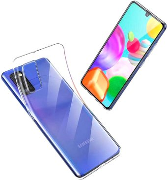 Чехол для телефона KST для Samsung Galaxy A41 (прозрачный) - 1/1