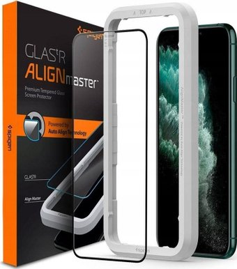 Защитное стекло Spigen ALM Glas FC для iPhone 11 Pro Max AGL00098 - 1/1