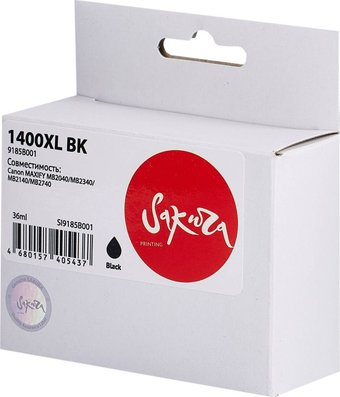 Картридж Sakura Printing SI9185B001 (аналог Canon 1400XL BK) - 1/1