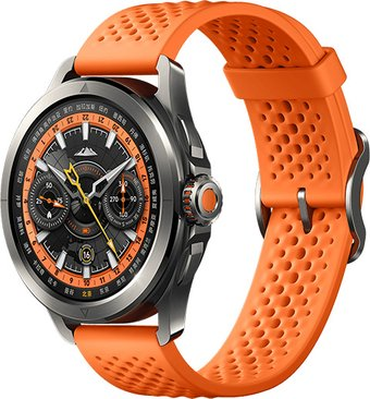 Умные часы Xiaomi Watch S4 Sport M2312W1 (титановый/оранжевый спортивный, китайская версия) - 1/1