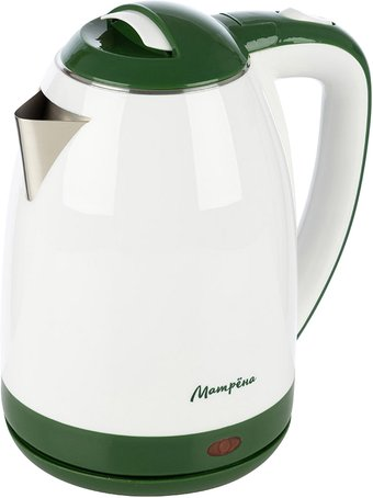 Электрический чайник Матрена MA-122 (стальной/зеленый/белый) - 1/1