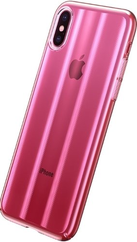 Чехол для телефона Baseus Aurora Case для iPhone XS Max (розовый) - 1/1