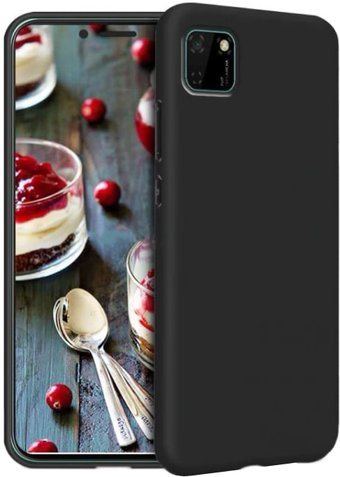 Чехол для телефона Case Matte для Huawei Y5p/Honor 9S (черный) - 1/1