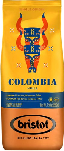 Кофе Bristot Colombia зерновой 225 г - 1/1