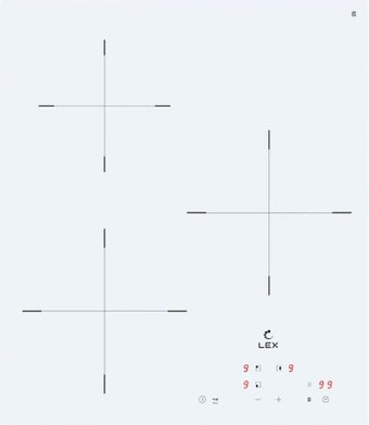 Варочная панель LEX EVI 430A WH - 1/1