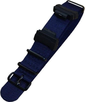 Ремешок Rumi Nato G-Loop нейлоновый для Casio G-Shock GW-6900/DW-5900C/DW-6600 (ночной синий) - 1/1