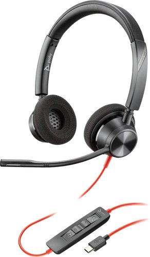 Офисная гарнитура Plantronics Blackwire 3320 BW3320-M USB-C - 1/1