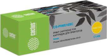 Картридж CACTUS CS-PH6510XC (аналог Xerox 106R03693) - 1/1