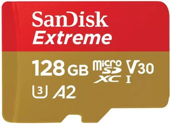 Карта памяти SanDisk Extreme SDSQXAA-128G-GN6GN microSDXC 128GB - 1/1