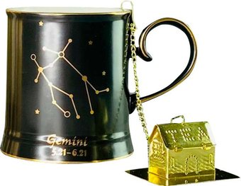 Кружка Lenardi Близнецы 106-292 (с фильтром и ложкой) - 1/1