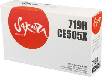 Картридж Sakura Printing SACRG719H/CE505X (аналог HP CRG719H/CE505X) - 1/1