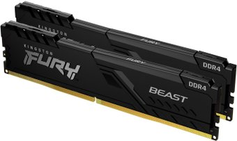 Оперативная память Kingston FURY Beast 2x8GB DDR4 PC4-21300 KF426C16BBK2/16 - 1/1