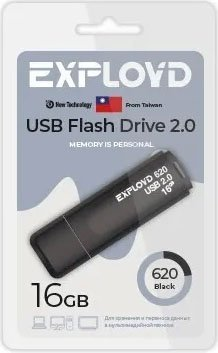 USB Flash Exployd 620 16GB (черный) - 1/1
