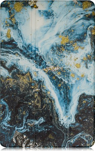 Чехол для планшета JFK Smart Case для Xiaomi Mi Pad 6/Mi Pad 6 Pro 11 600 (синий мрамор) - 1/1