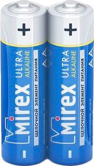 Батарейка Mirex Ultra Alkaline AA 2 шт LR6-S2 - 1/1