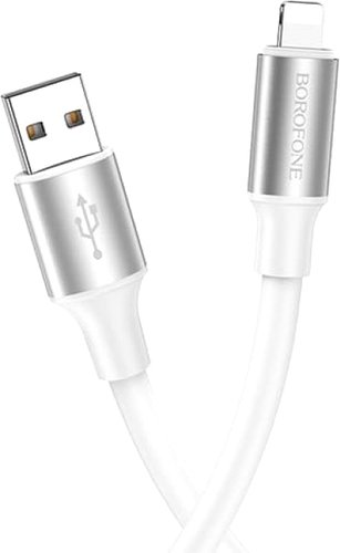 Кабель Borofone BX82 USB Type-A - Lightning (1 м, белый) - 1/1