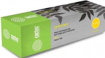Картридж CACTUS CS-PH7760Y (аналог Xerox 106R01162) - 1/1
