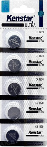 Батарейка Kenstar CR1620-5BL 3V (5 шт/уп) - 1/1