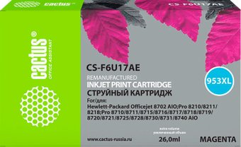 Картридж CACTUS CS-F6U17AE (аналог HP F6U17AE) - 1/1