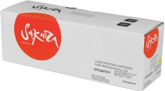 Картридж Sakura Printing SACF212A/731Y (аналог HP CF212A/731Y) - 1/1