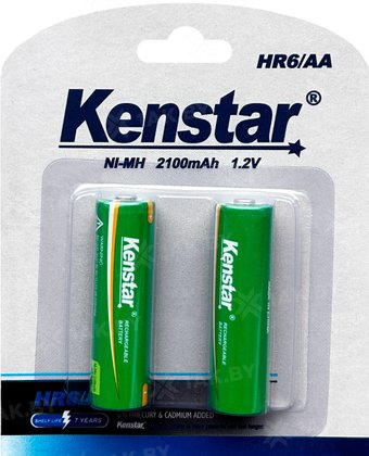 Аккумулятор Kenstar HR6/AA Ni-Mh 2100 mAh BL-2 - 1/1