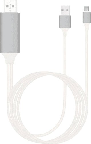 Кабель USBTOP HDMI - USB Type-C (1.8 м, белый) - 1/1