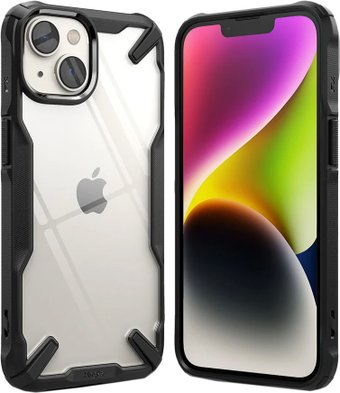 Чехол для телефона Ringke Fusion-X iPhone 14 Plus (черный) - 1/1