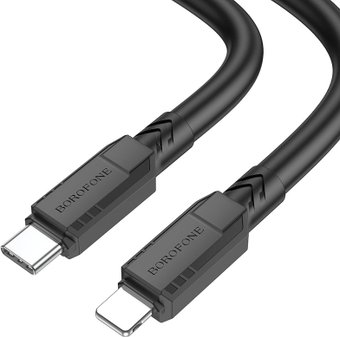 Кабель Borofone BX81 USB Type-C - Lightning (1 м, черный) - 1/1