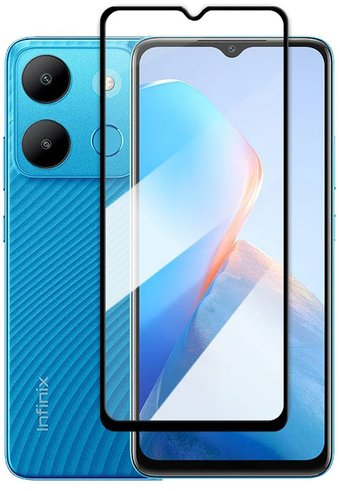 Защитное стекло KST FG для Infinix Smart 7/Smart 7 Plus (черный) - 1/1