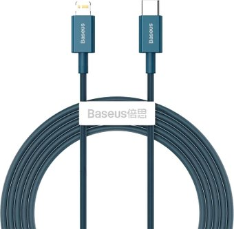Кабель Baseus Superior USB Type-C - Lightning (2 м, синий) - 1/1