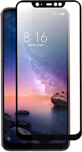 Защитное стекло KST 5D для Xiaomi Redmi Note 6 pro (черное) - 1/1