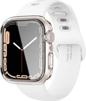 Чехол Spigen Ultra Hybrid 2 для Apple Watch (45 мм) ACS04611 (прозрачный) - 1/1