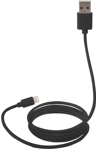 Кабель Canyon MFI-1 CNS-MFICAB01B USB Type-A - Lightning (1 м, черный) - 1/1