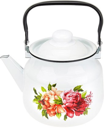 Чайник без свистка Эмаль 01-2713/4 (пион-М) - 1/1