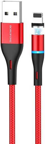Кабель Borofone BU16 Ligthtning (красный) - 1/1