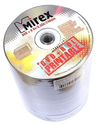 DVD+R диск Mirex 8.5Gb 8x UL130069A8T (100 шт.) - 1/1