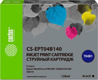 Картридж CACTUS CS-EPT04B140 (аналог Epson EPT04B140) - 1/1